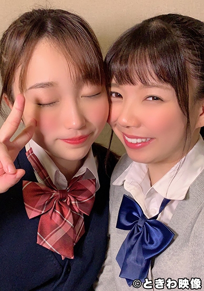 超仲良しビッチひかり＆しずく2人組の生チン奪い合い中出し円光動画その2