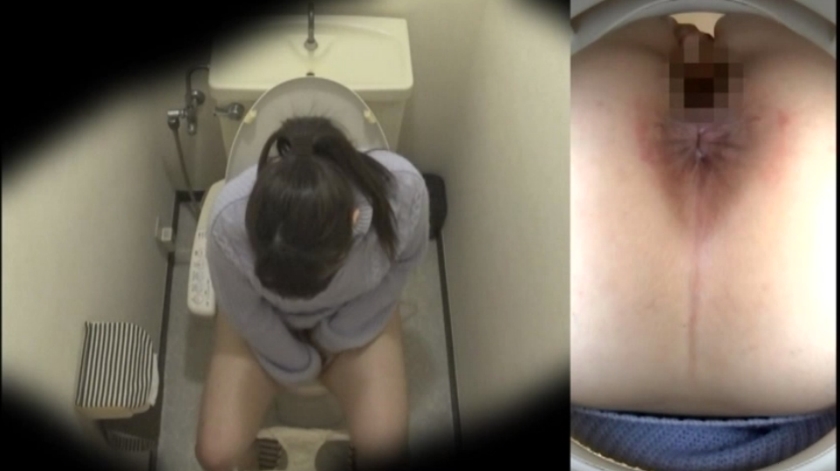 デパート女子トイレ放尿オナニー盗撮_1